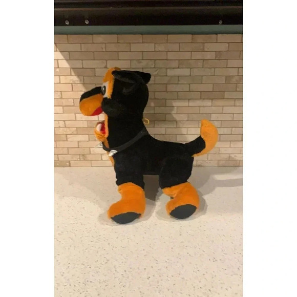 growling dog plush b27 - Picture 4 of 4